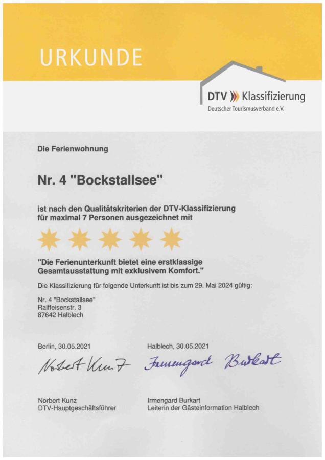 Ferienwohnung „Bockstallsee“ Halblech Exterior foto